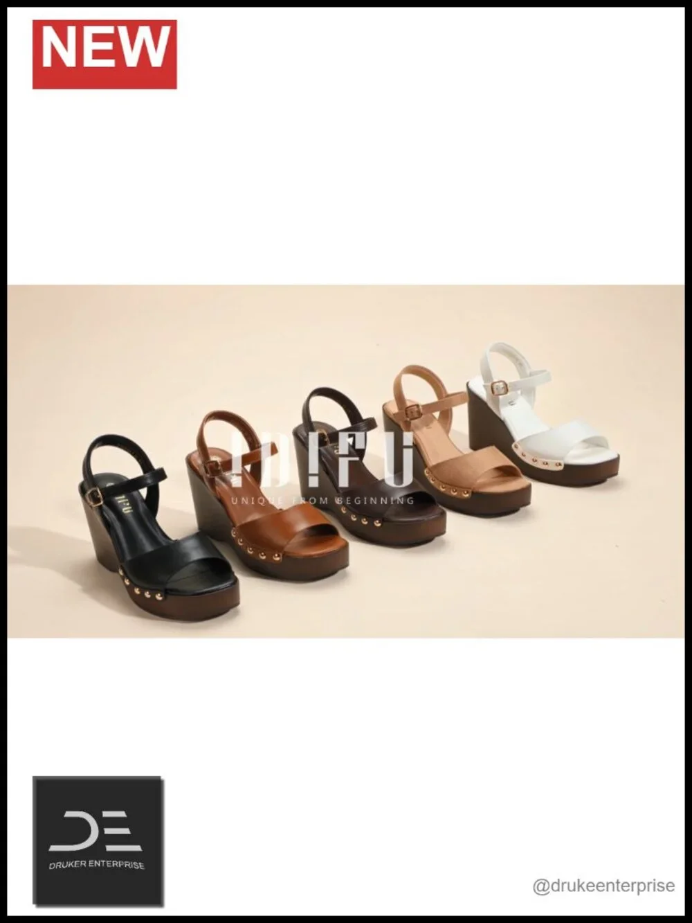 Womens Platform Wedge Sandals Square Open Toe Ankle Strap Summer Dressy